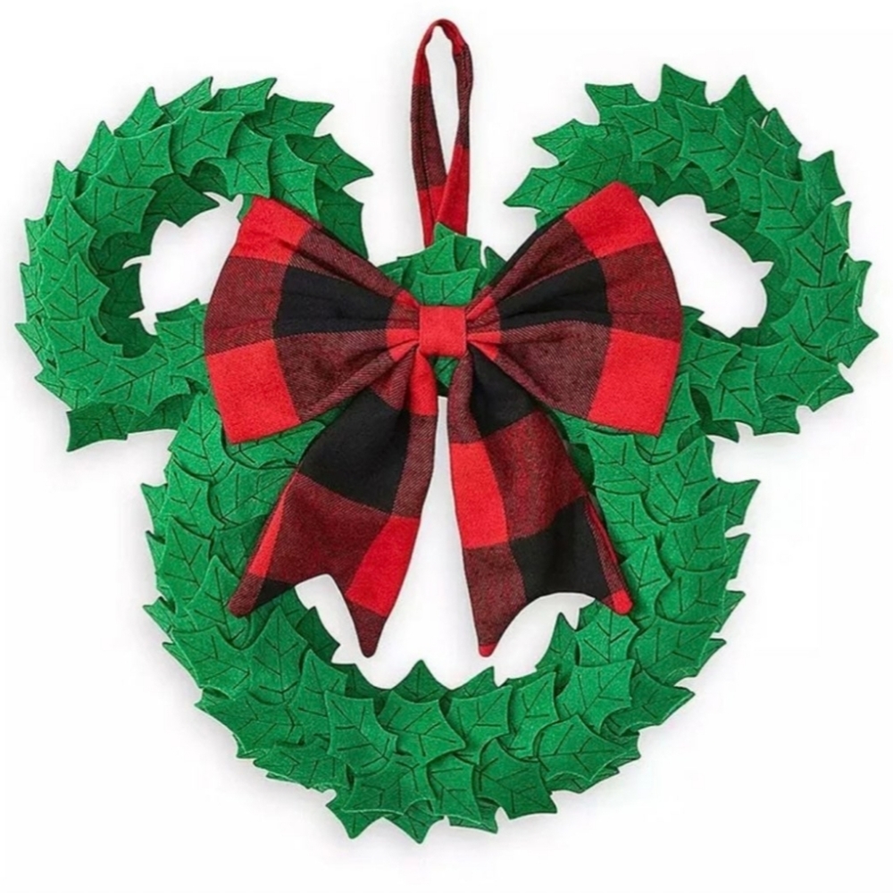 Mickey Mouse Icon Christmas Wreath
